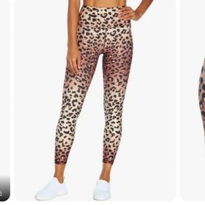 Jessica Simpson Ombré Leopard Crop Leggings XL NWT
